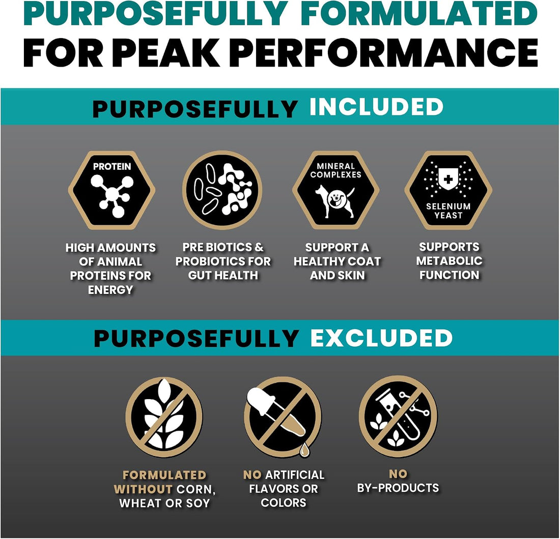 VICTOR Hi-Pro Plus Dry Dog Food - High Protein Gluten Free Dry Kibble