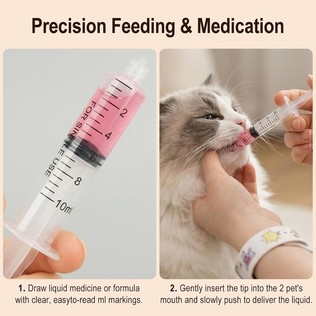 Pet Nursing Kit, 17Pcs Newborn Kitten Bottle Feeding Set for Small