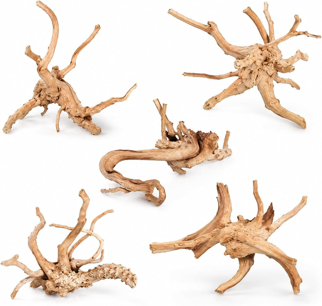 Natural Driftwood for Aquarium, Spider Wood Fish Tank Decor