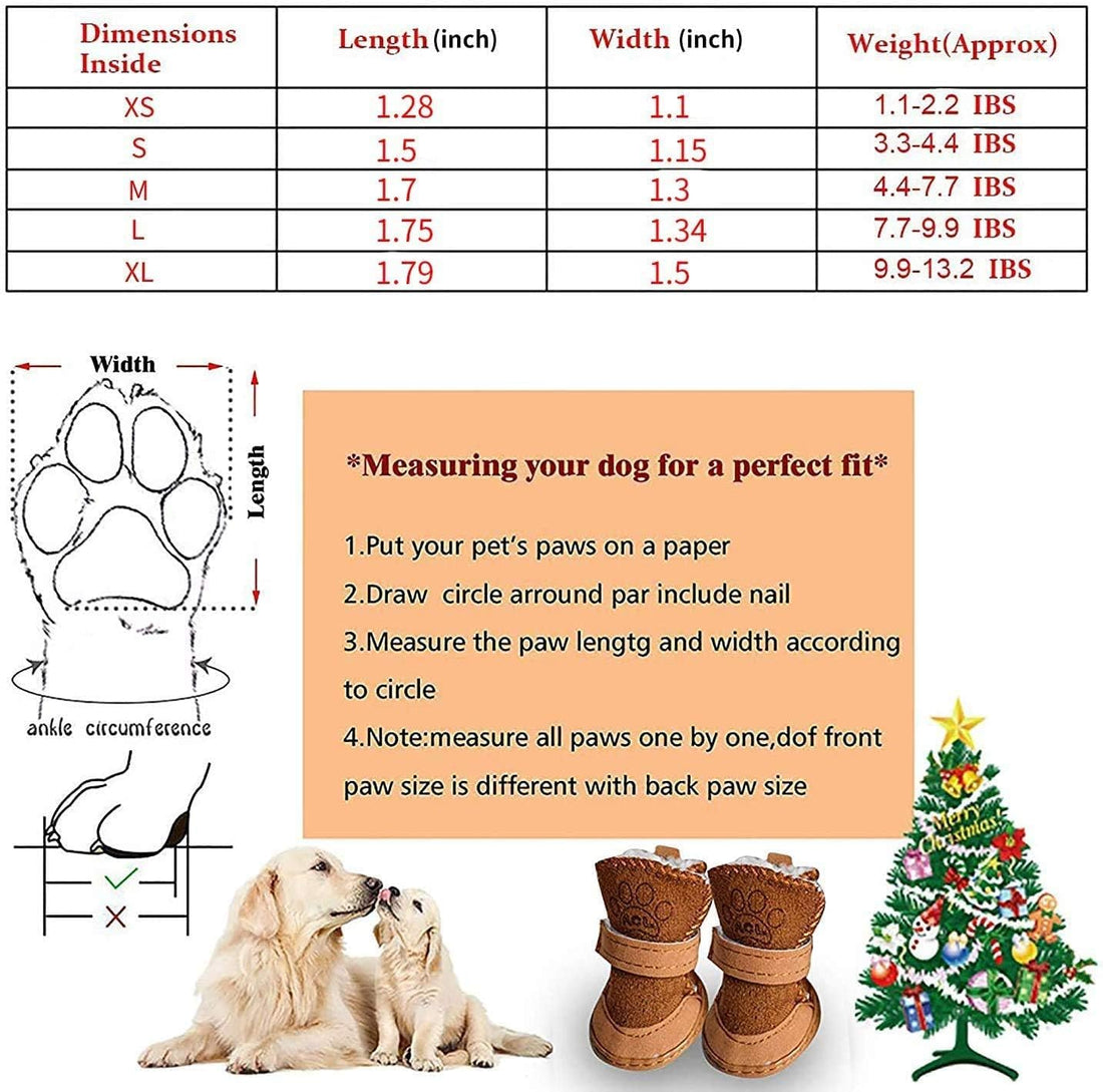 Dog Shoes Puppy Boots Snow Paw Protector