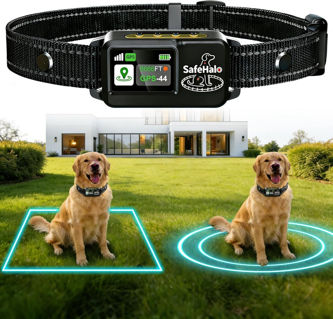 Wireless Dog Fence, GPS Dog Collar Fence System No Subscription