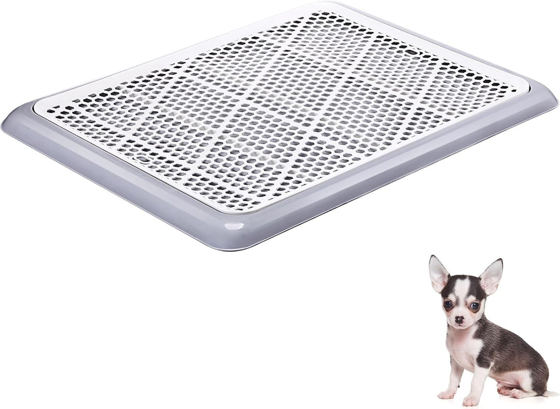 Mifoci 2 Pcs Dog Potty Tray, Mesh Puppy Training Pad