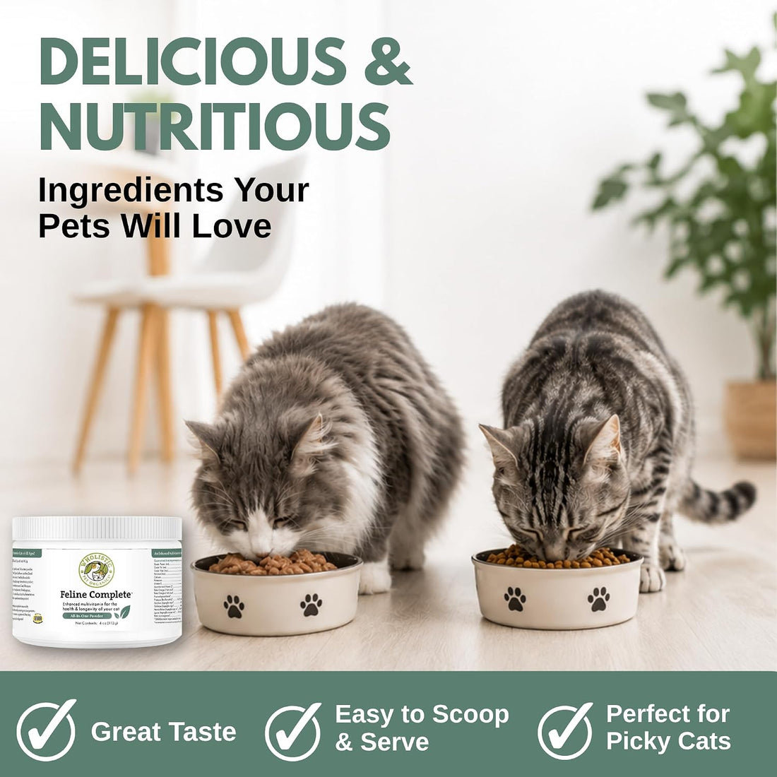 Wholistic Pet Organics Feline Complete - 4 oz