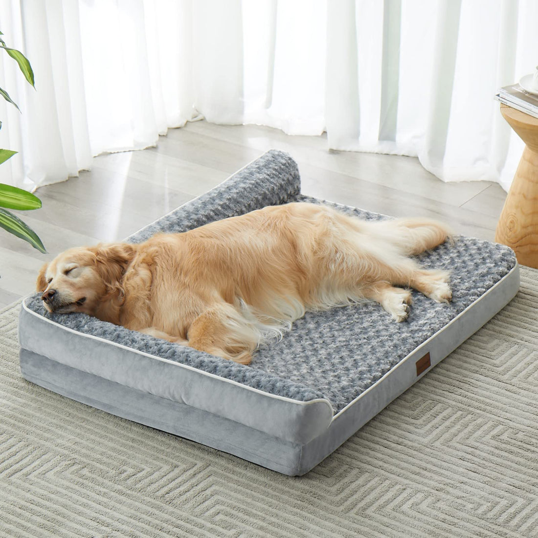 BFPETHOME Orthopedic Dog Beds for Large Dogs-Waterproof Sofa Dog Bed
