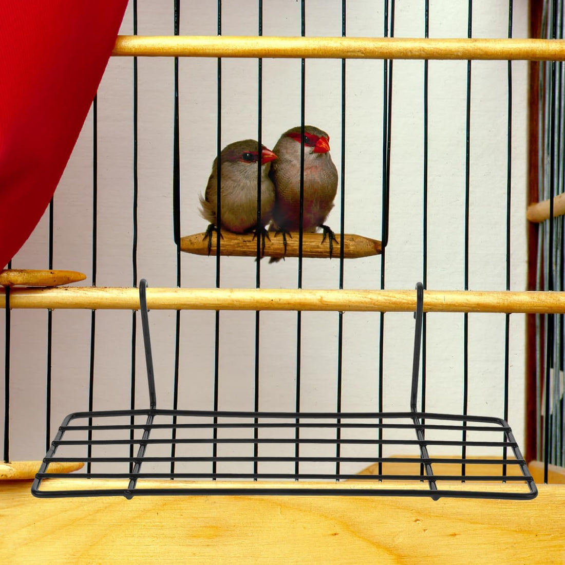 Balacoo 3 Pcs Bird Cage Stand: Metal Bird Wire Platform