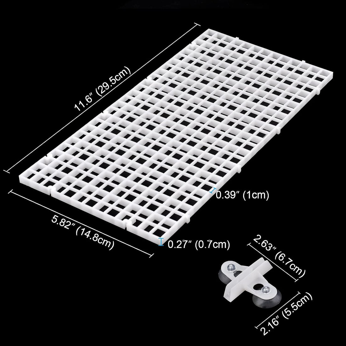WEAVERBIRD 2 Pcs Aquarium Divider Tray Plastic Grid Divider Tray Egg