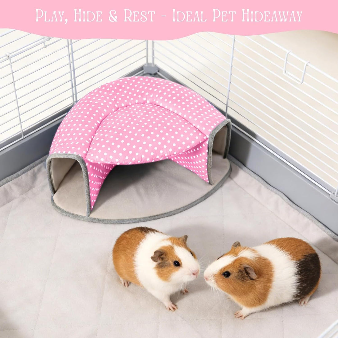 Guinea Pig Hideout Tunnel Bed