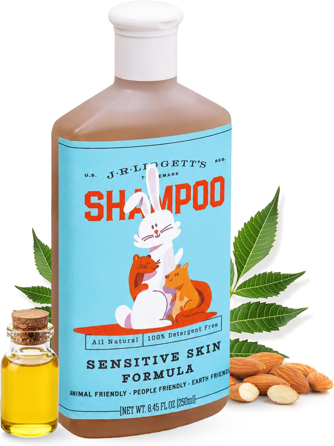 J.R.LIGGETT'S Liquid Small Animal Shampoo for Sensitive Skin 8.45 fl
