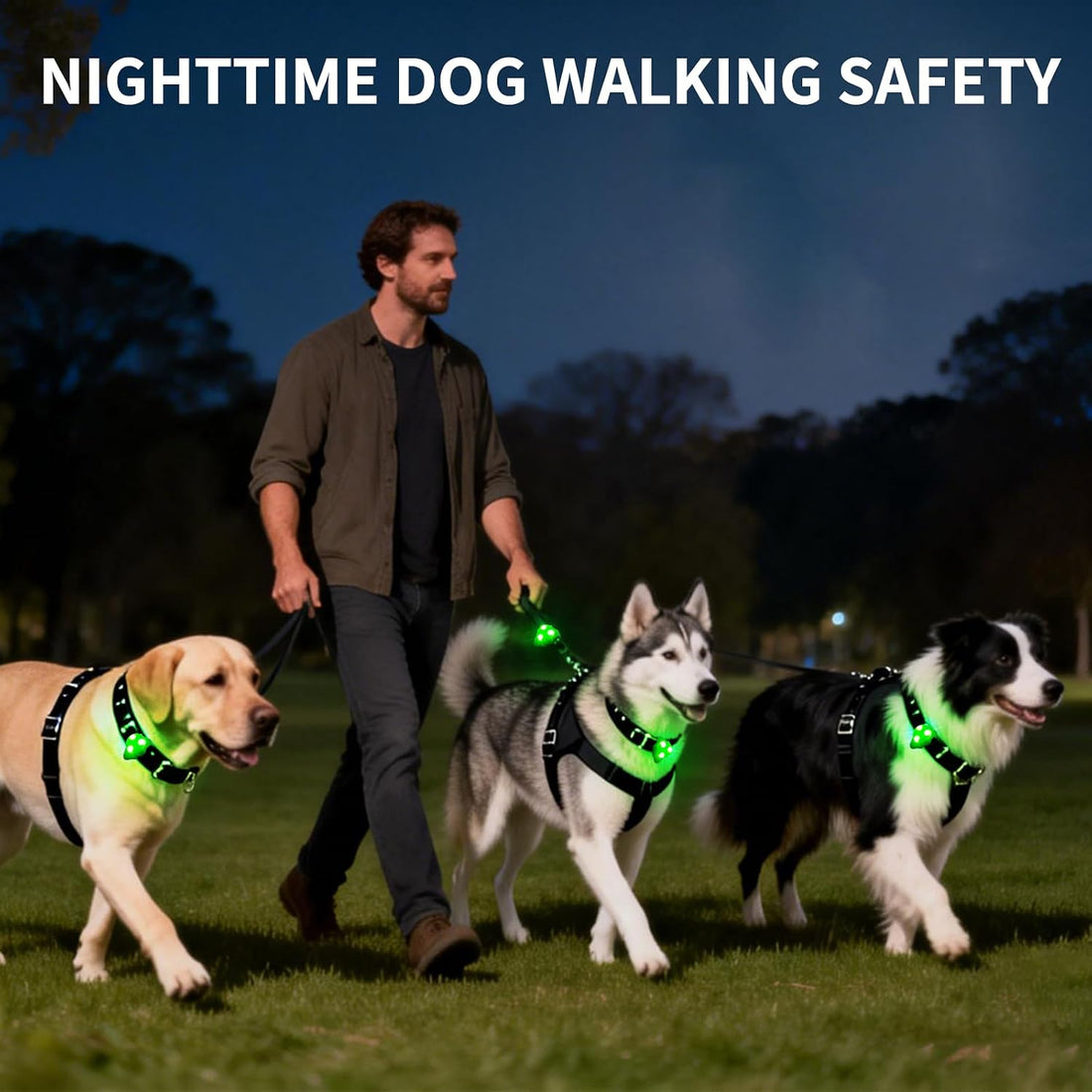 LaRoo Dog Lights - Led Collar Lights for Nighttime Walking