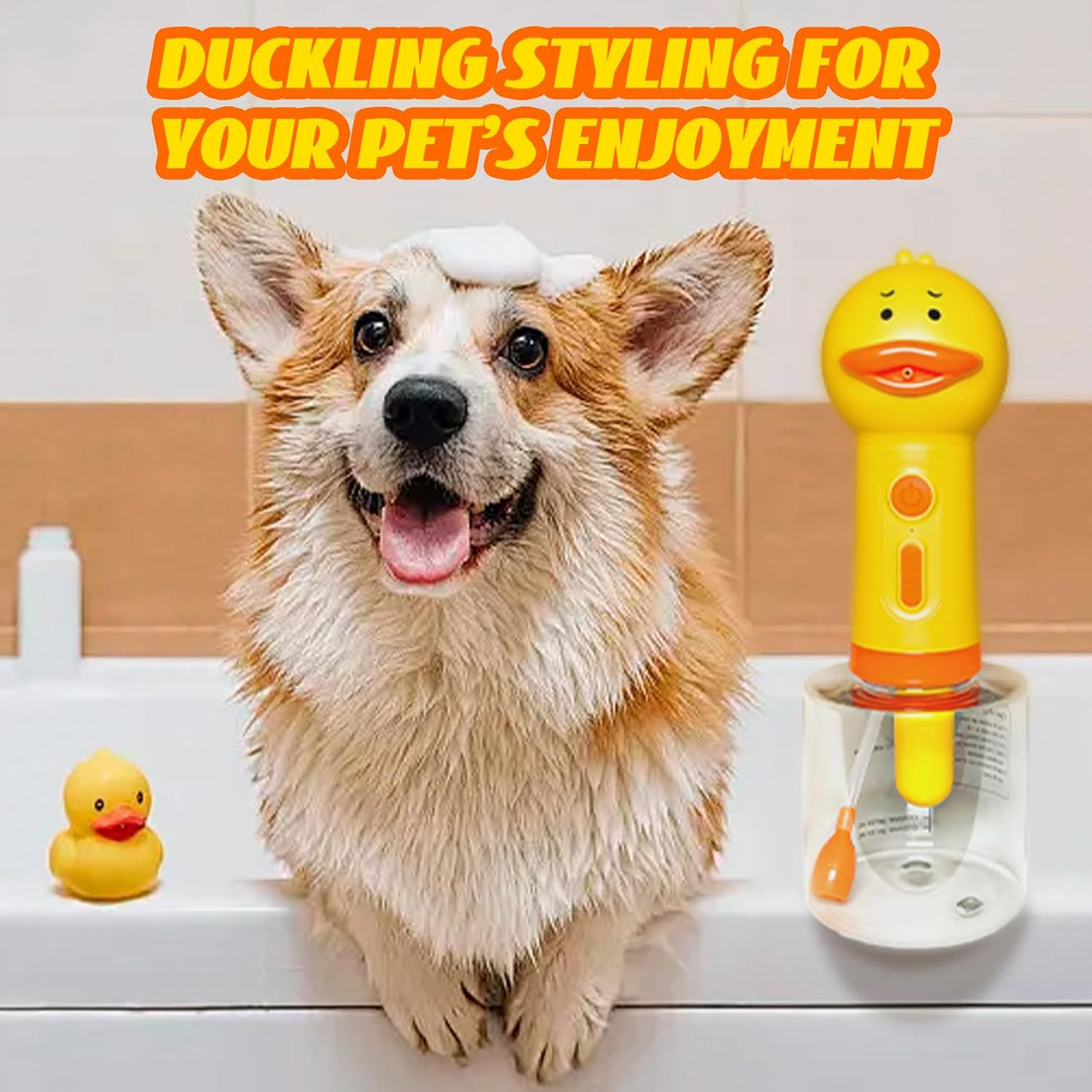 Dog Shampoo Frother,Pet Bath Brush