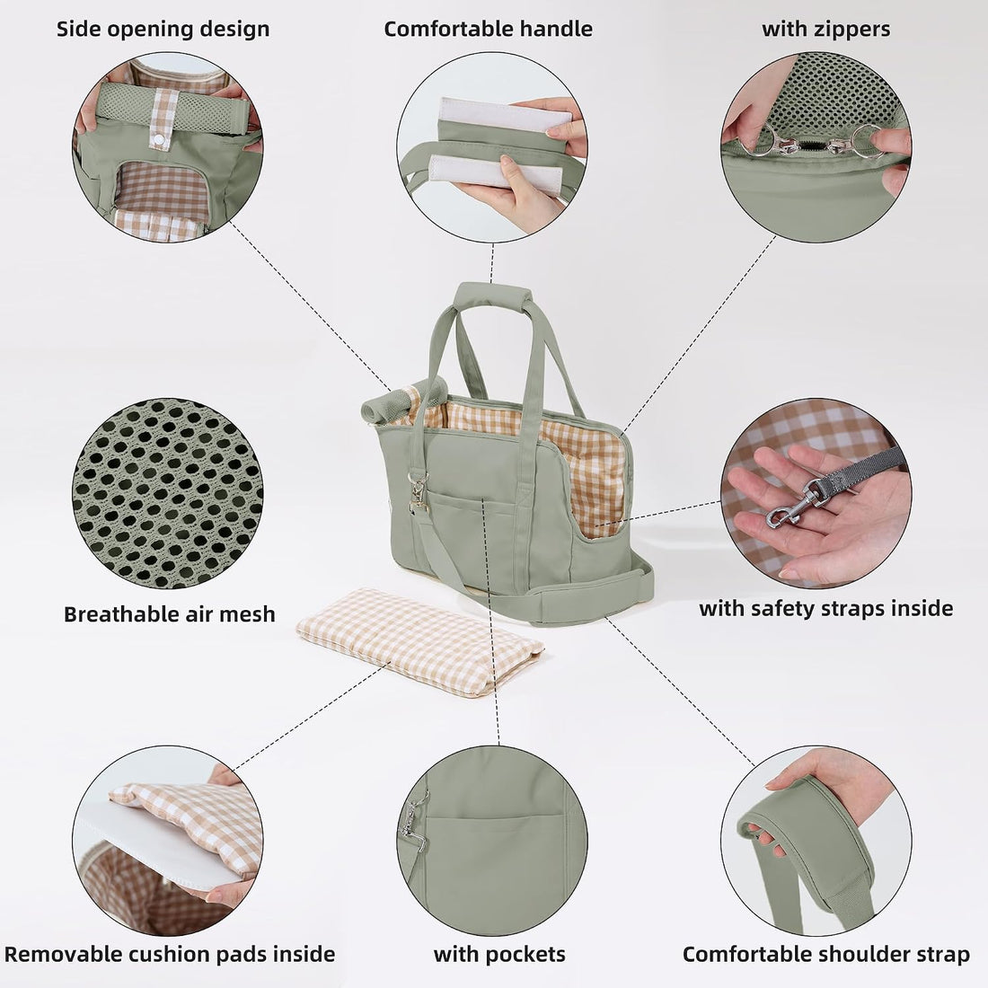 Pet Dog Casual Crossbody Bag