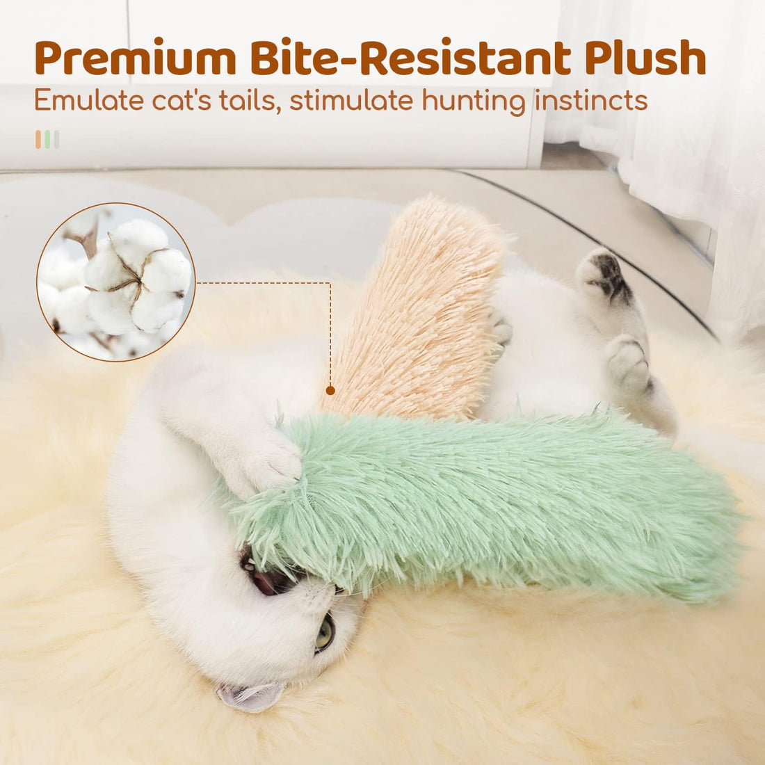 Potaroma Cat Toys Pillows, 3 Pack