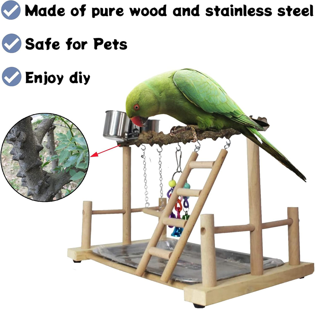 kathson Bird Playground,Parrots Play Gym,Parakeet Play Stand