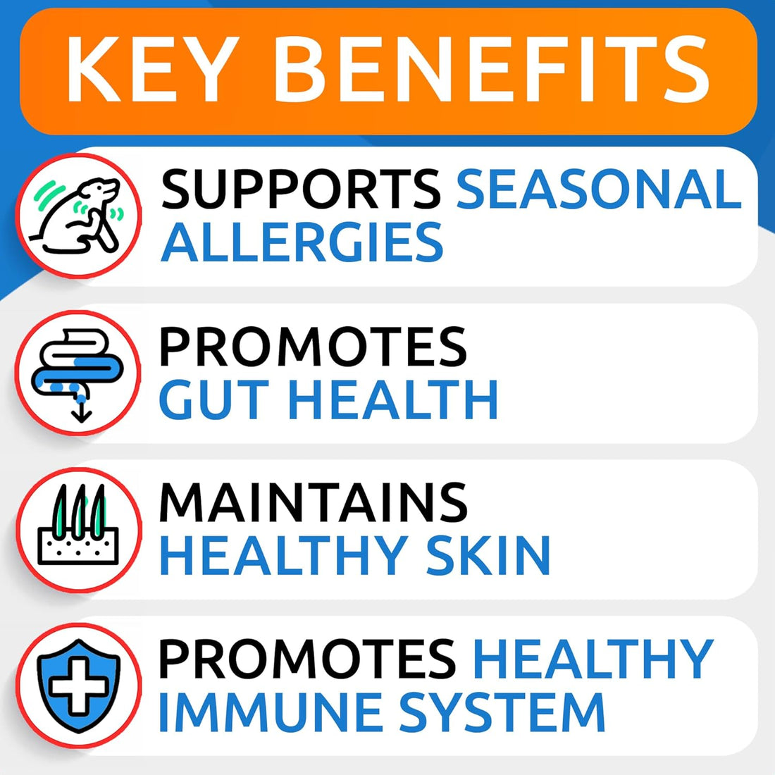 BARK&SPARK Dog Allergy Relief Soft Chews for Skin Health & Seasonal