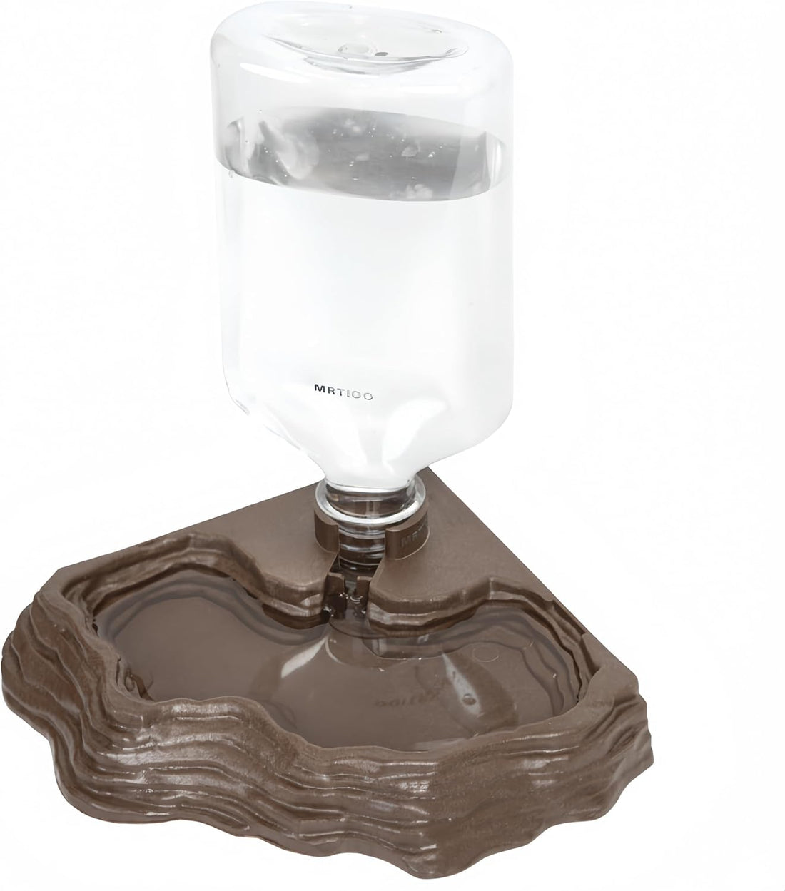 Lizard Bearded Dragon Water Bowl Dish Automatic Dispenser,17oz