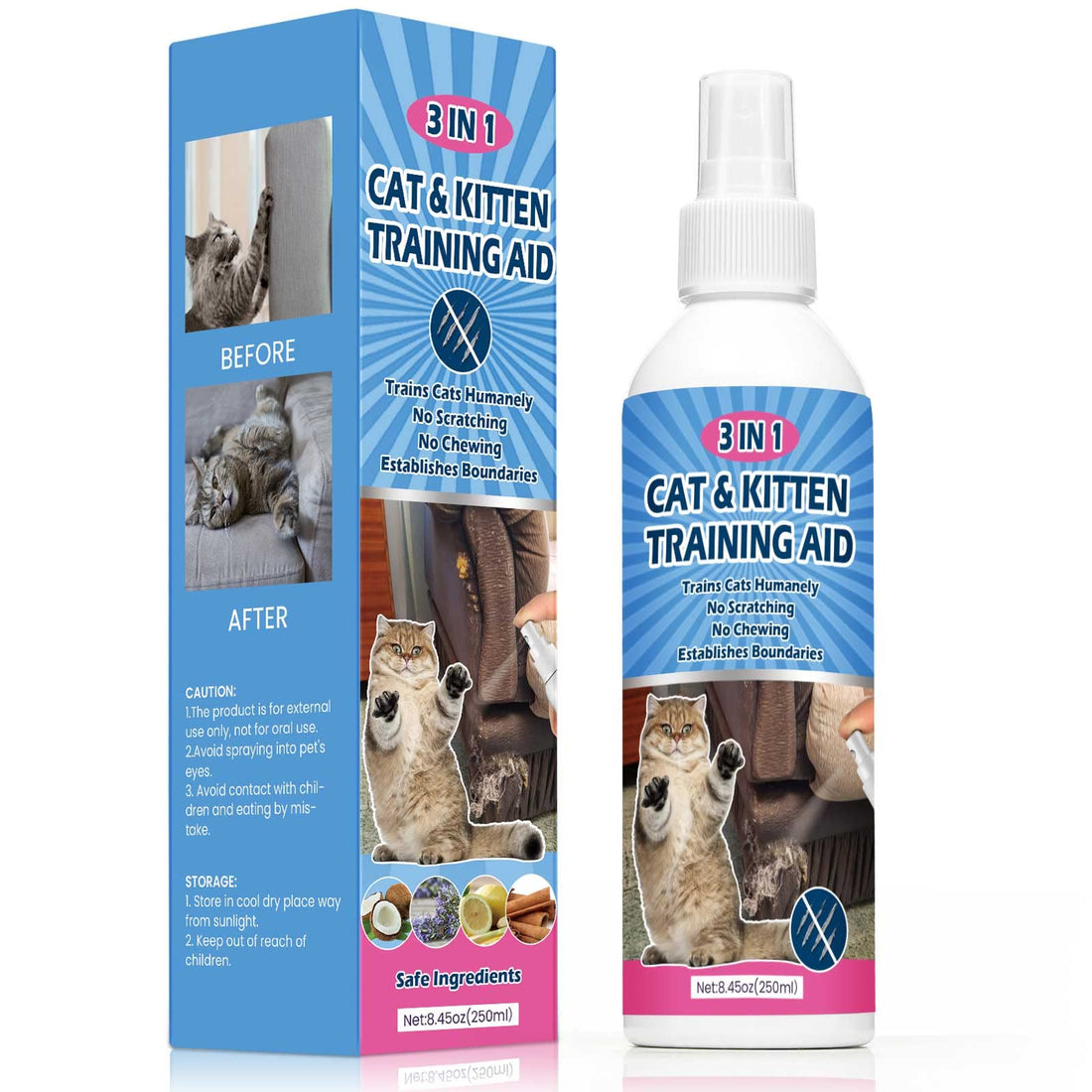 QMJUDB Natural Cat Deterrent Spray