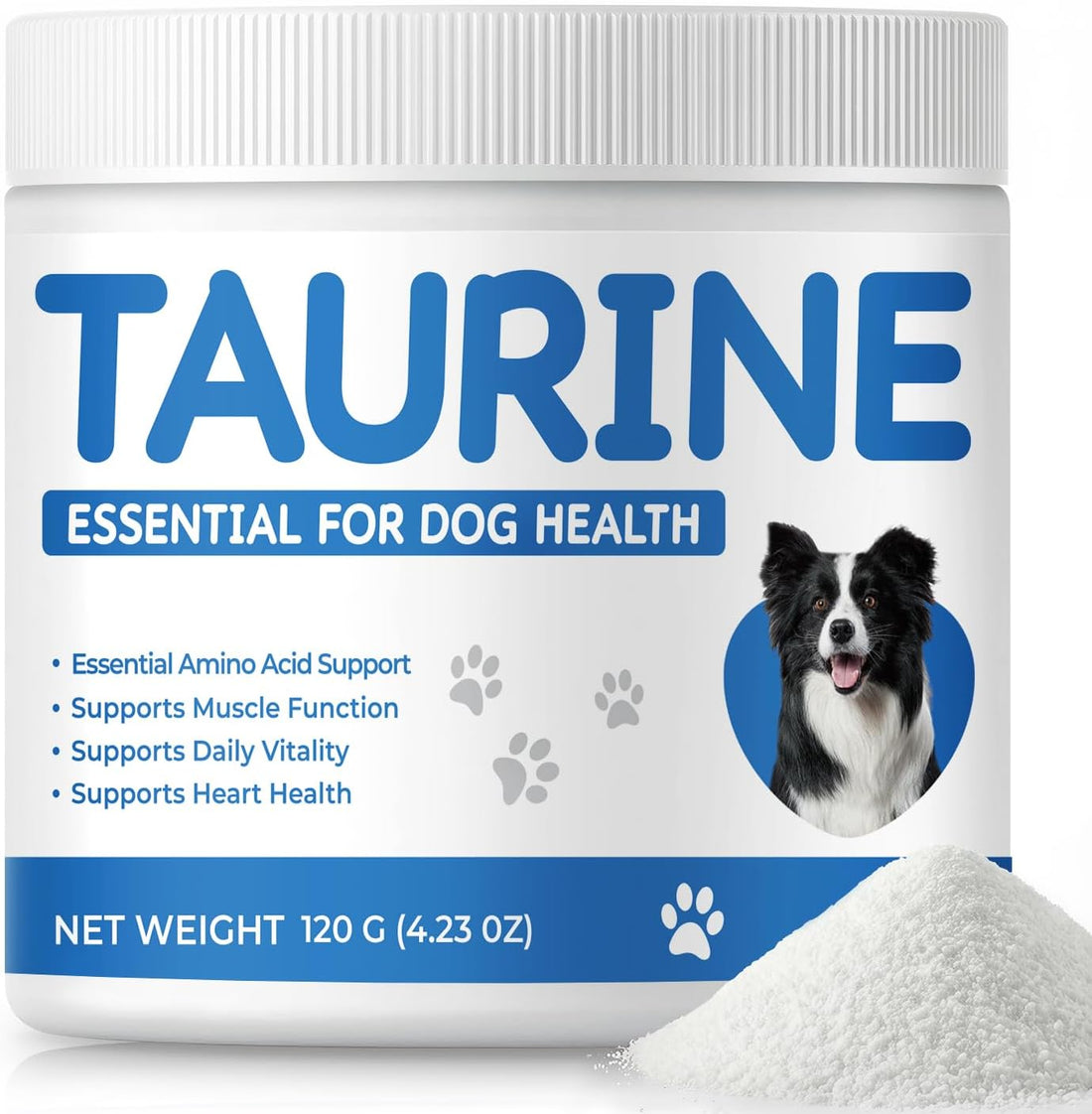 Taurine Powder Supplement for Dogs, Heart Function