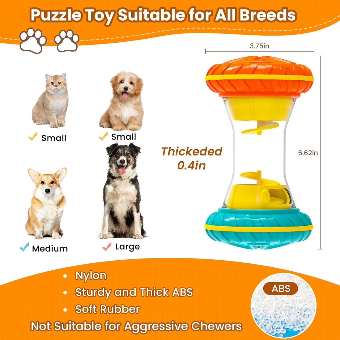 BoYoYo Interactive Dog Toys, Dog Puzzle Toys for Smart