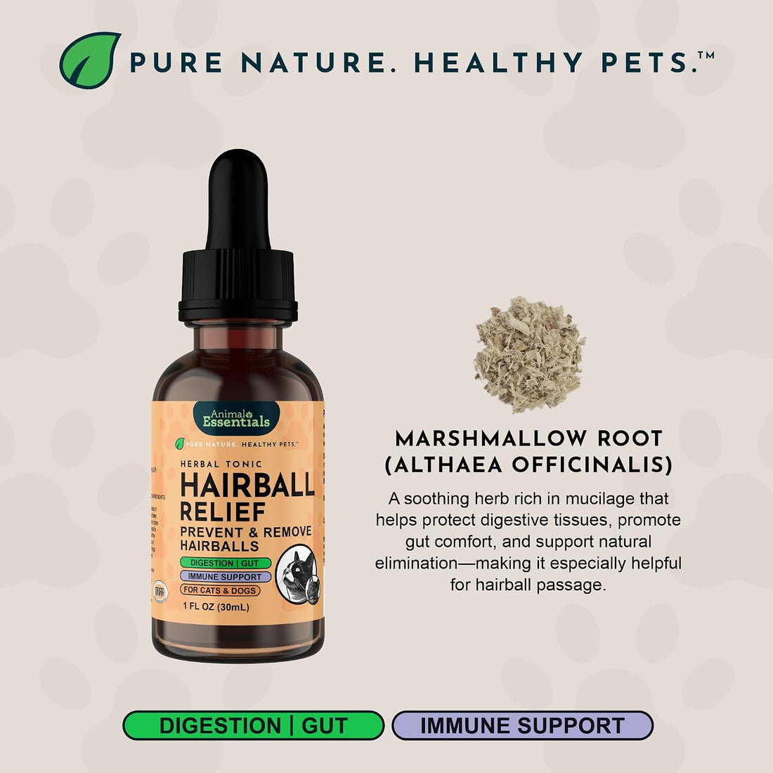 Animal Essentials Hairball Relief Formula - 1 fl Oz