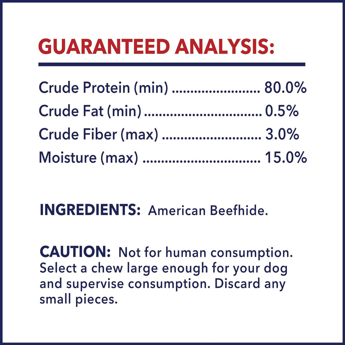 Pet Factory 100% Made in USA Beefhide 6-7" Assorted Dog Chew Treats