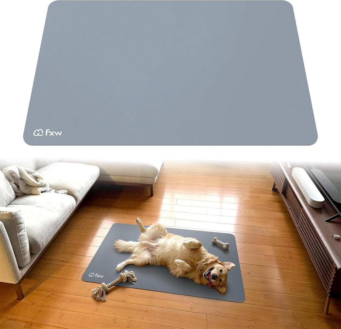 FXW Floor Protector Mat, Waterproof PVC, 67" x 47", Gray