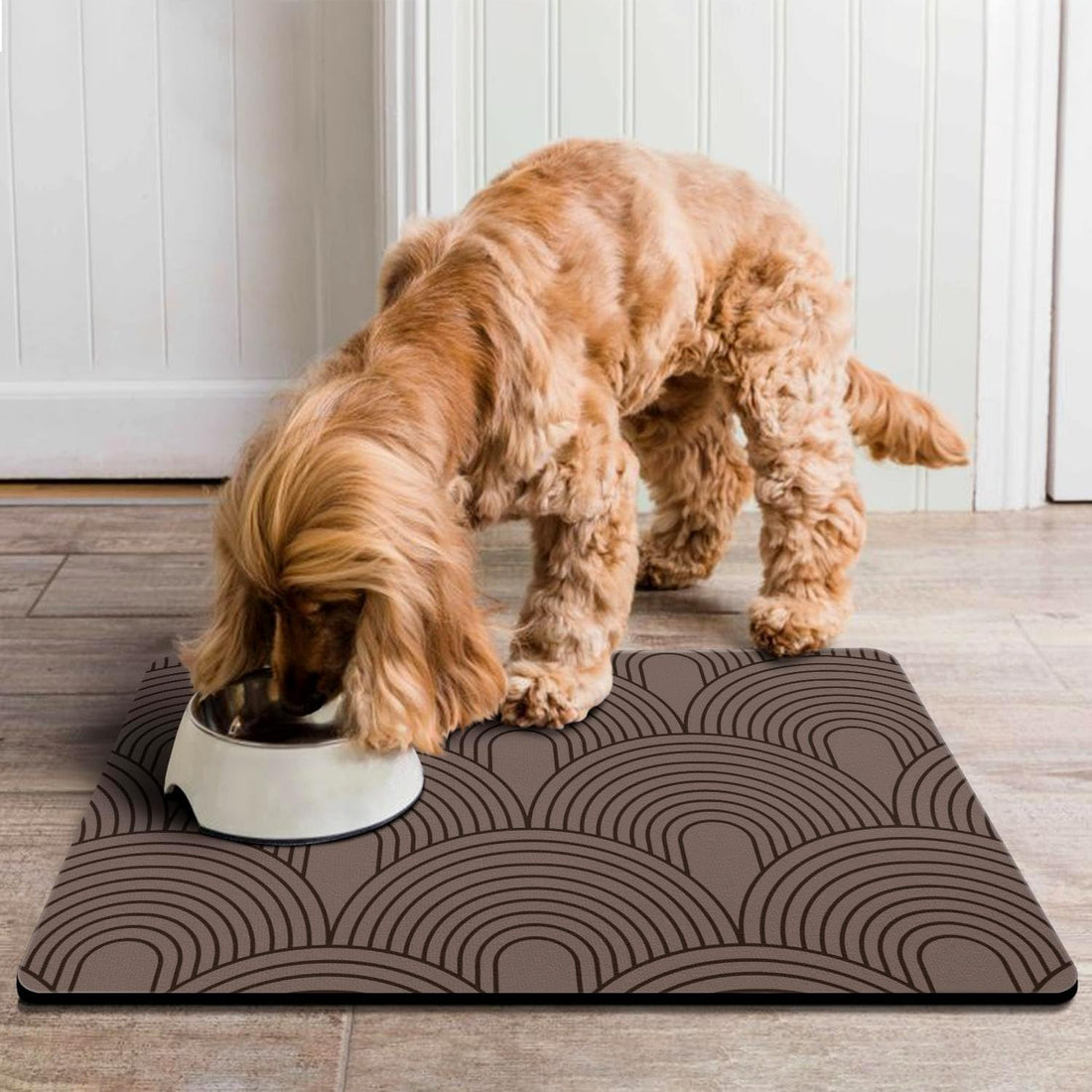 Dog Food Mats for Floors Absorbent, Pet Cat Food Mat