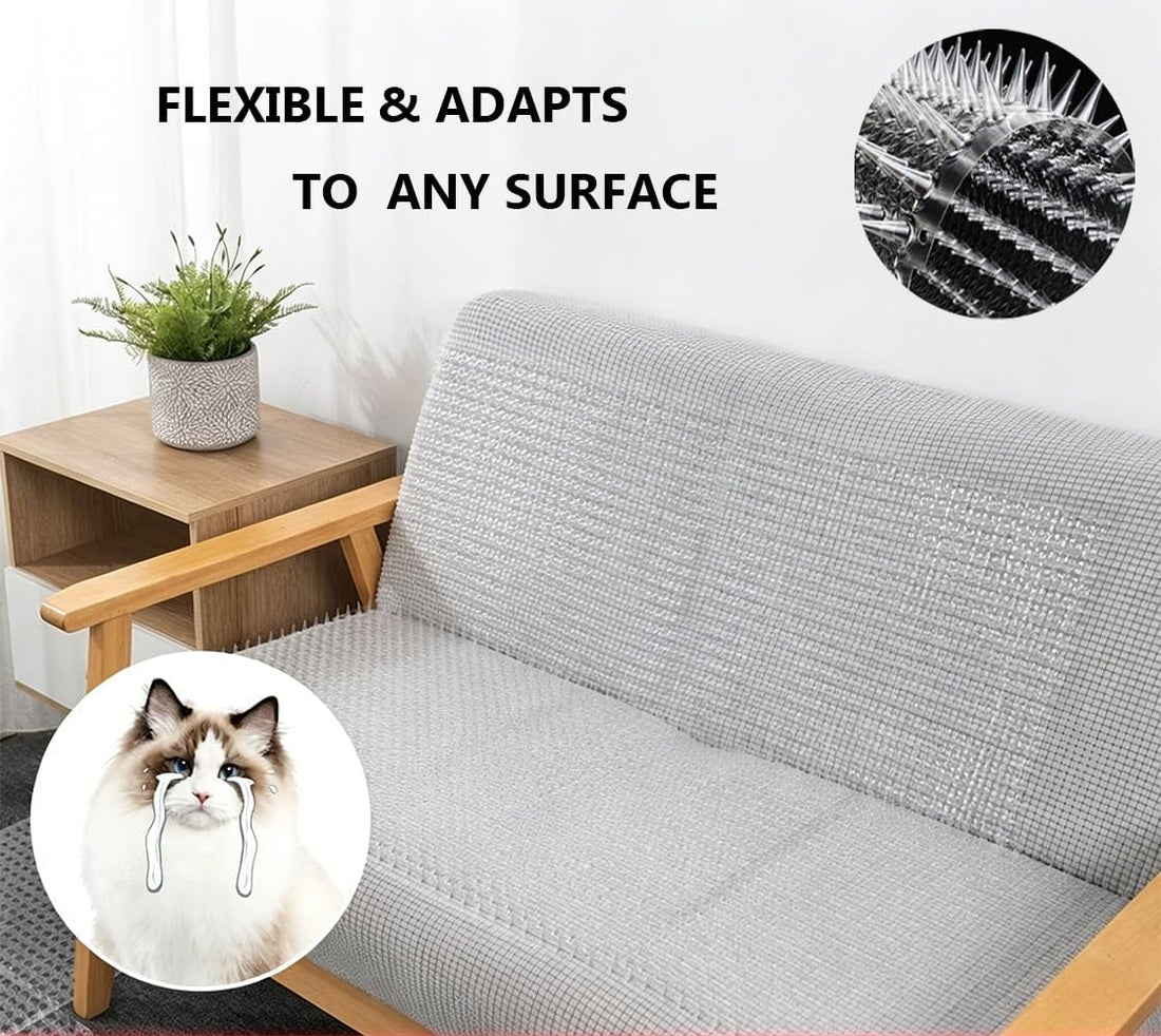 20 Pack Scat Mat for Cats-16 x 13 Inch Cat Spike Mat with Spike