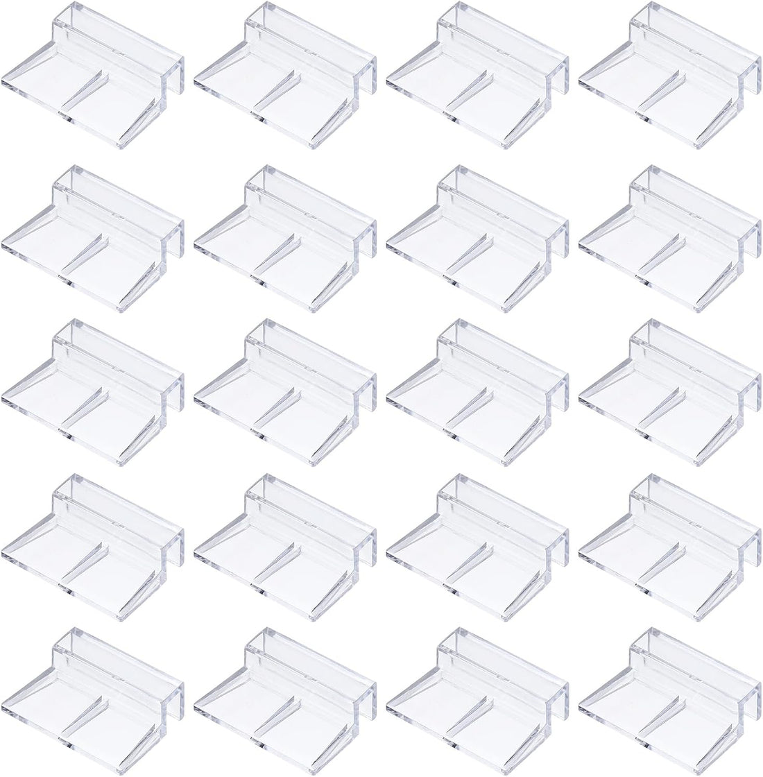 Aquarium Lid Clips 8mm Acrylic Aquarium Cover Bracket 20Pcs