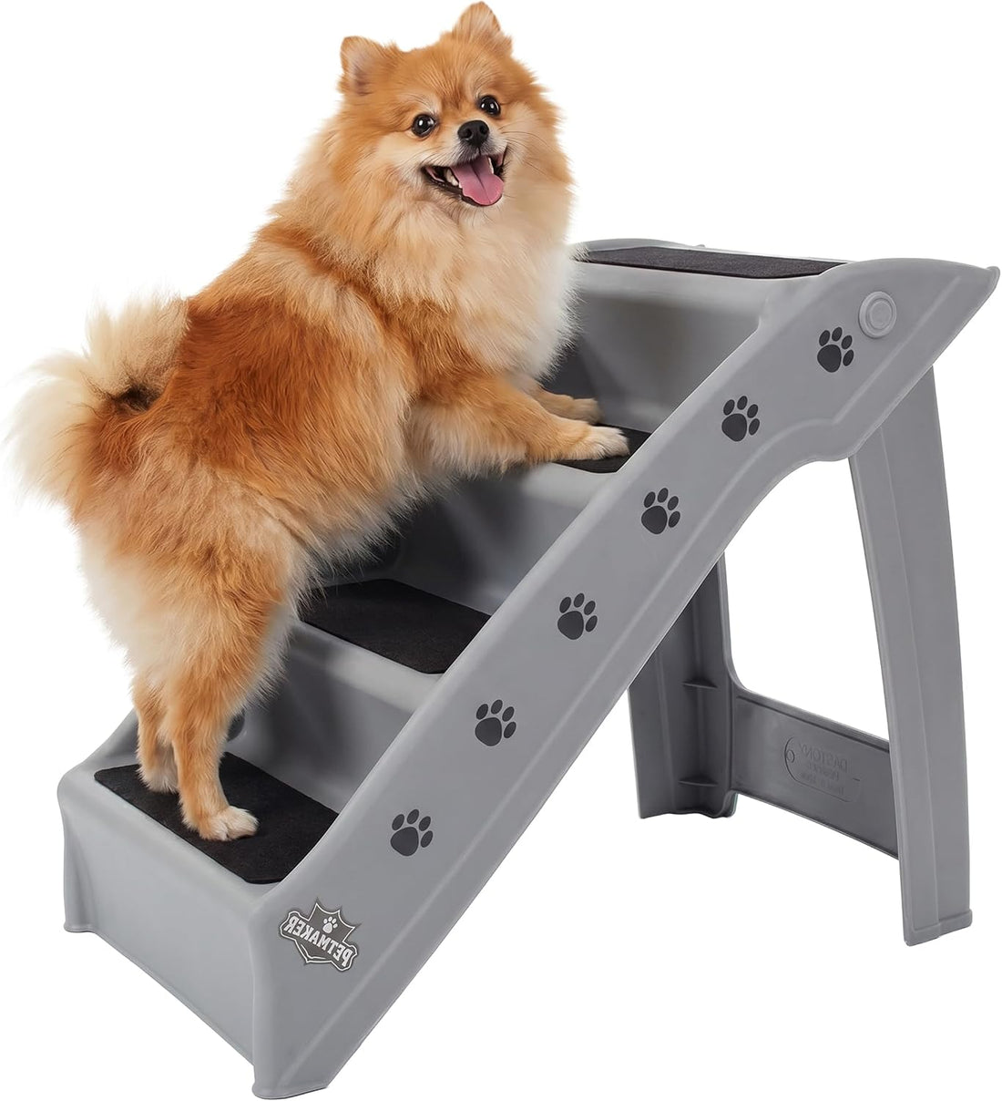 Pet Stairs - Home and Vehicle Foldable Nonslip Dog Steps with 4-Step