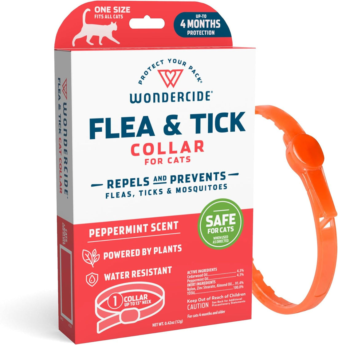 Wondercide Cat Collar - Flea & Tick Repellent