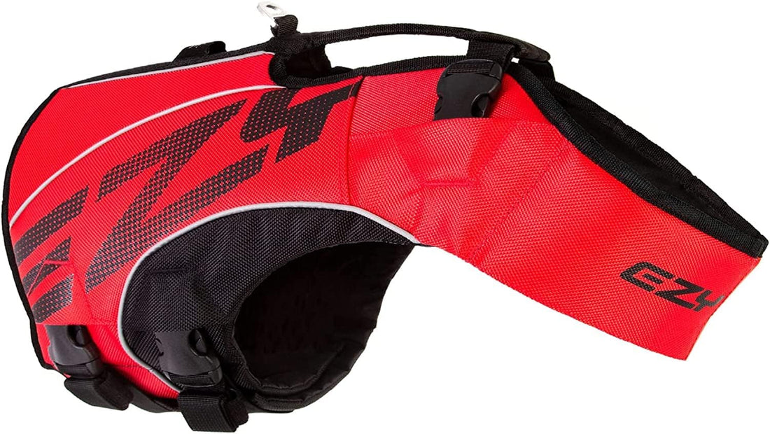 EzyDog DFD X2 Dog Life Jacket, Grab Handle, Reflective Trim - Large