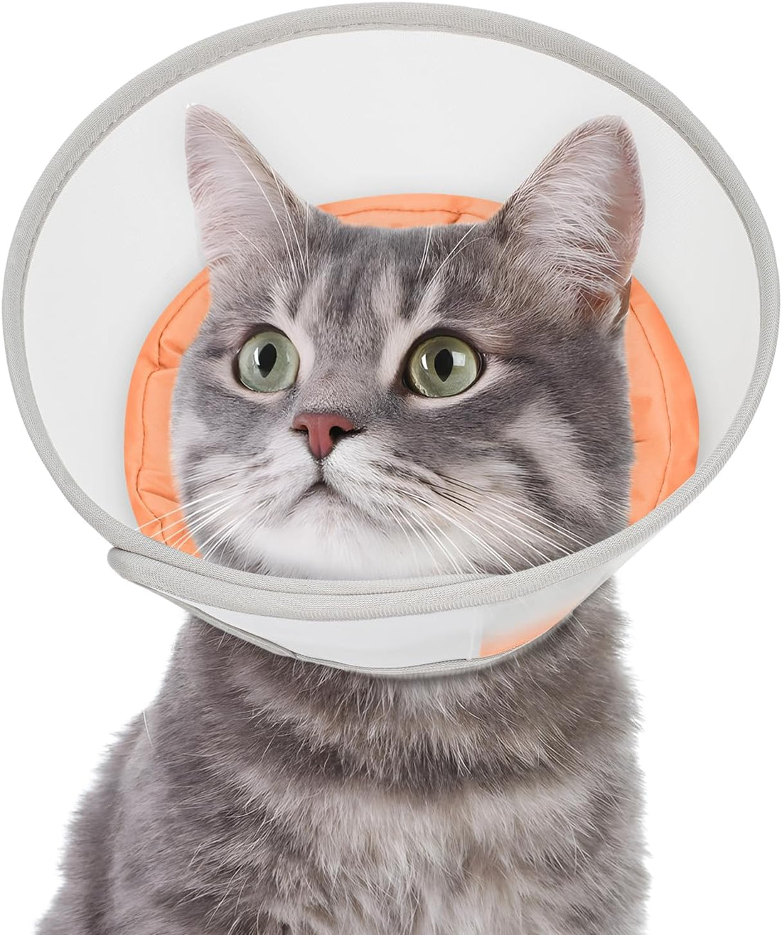 Supet Soft Cat Cone Collar Recovery to Stop Licking Breathable Mesh