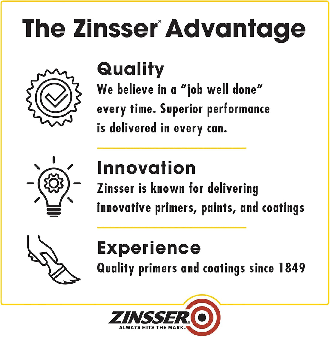 Rust-Oleum Zinsser 307648 Odor Killing Primer, White, Quart