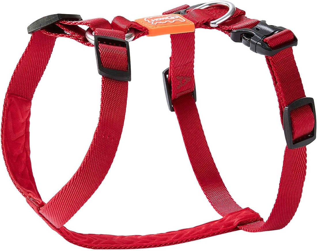 HOWGO Dog Harness,Adjustable No Pull Harness,Aluminum Rings