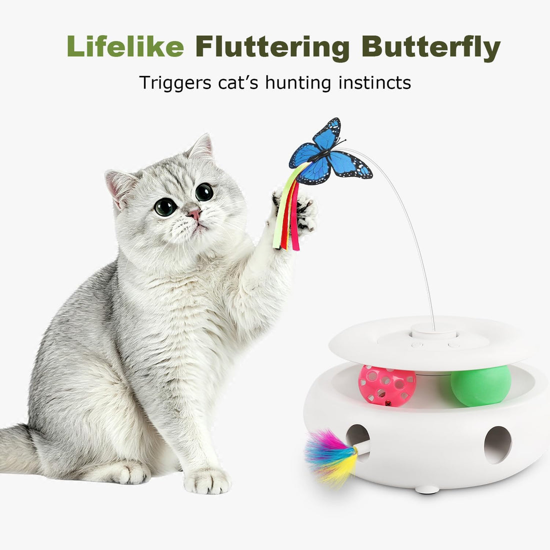 INKZOO Cat Toys for Indoor Cats