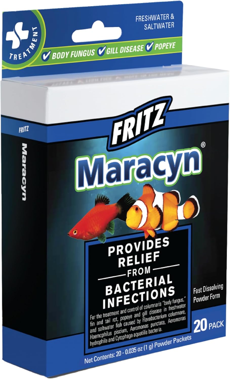 Fritz Maracyn - for Saltwater and Freshwater gram-Positive Relief