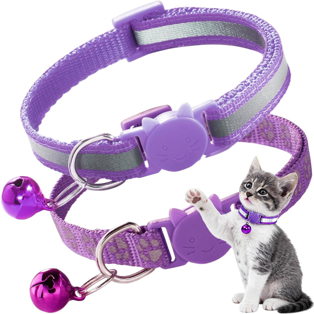 2 Pack Cat Collar with Bells