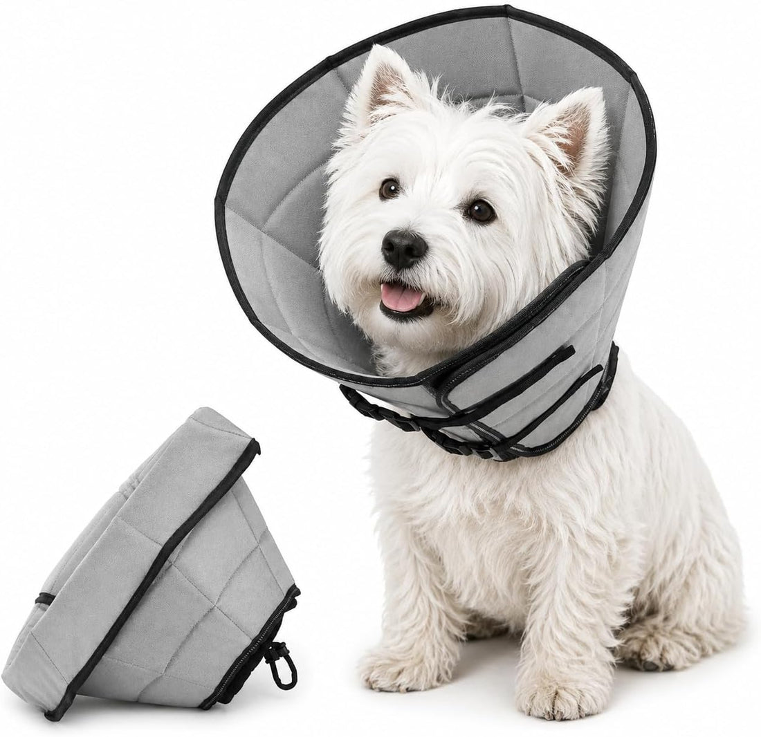 Avont Soft Dog Cone Drawstring, Snap-in, Waterproof, Anti-Lick