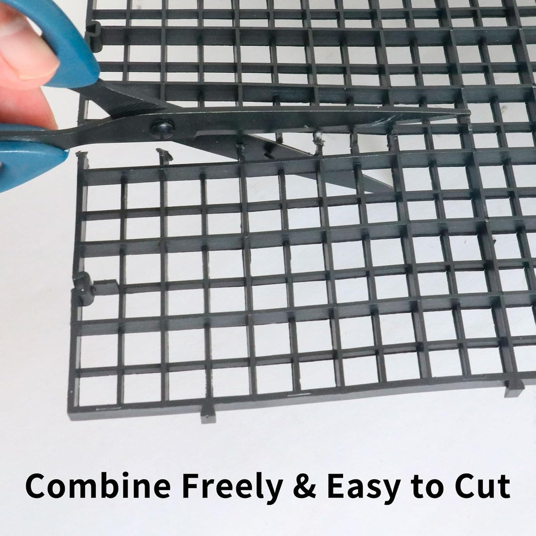 12 Pack Fish Tank Divider Egg Crate Grid, 11.8x11.8 Inch Plastic Grid