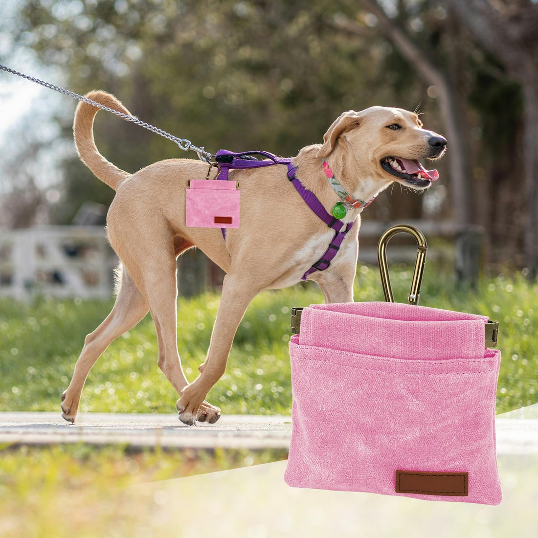 1 Pcs Pocket Pet Training Pouch,Dog Treat Pouch