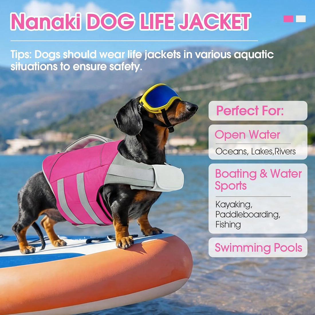 Nanaki Dog Life Jacket Large