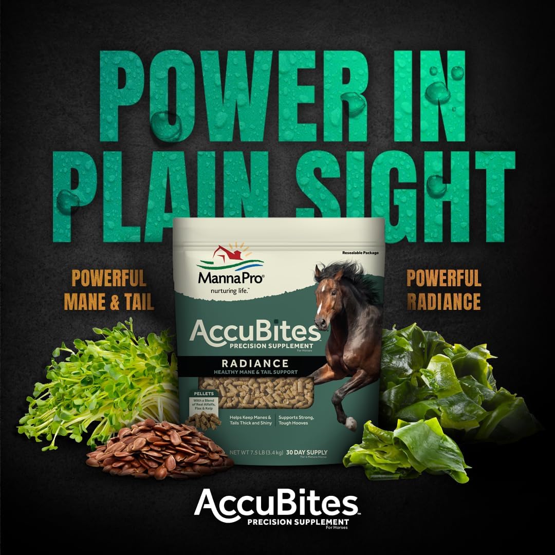 Manna Pro AccuBites Radiance Equine Supplement, 7.5 lb