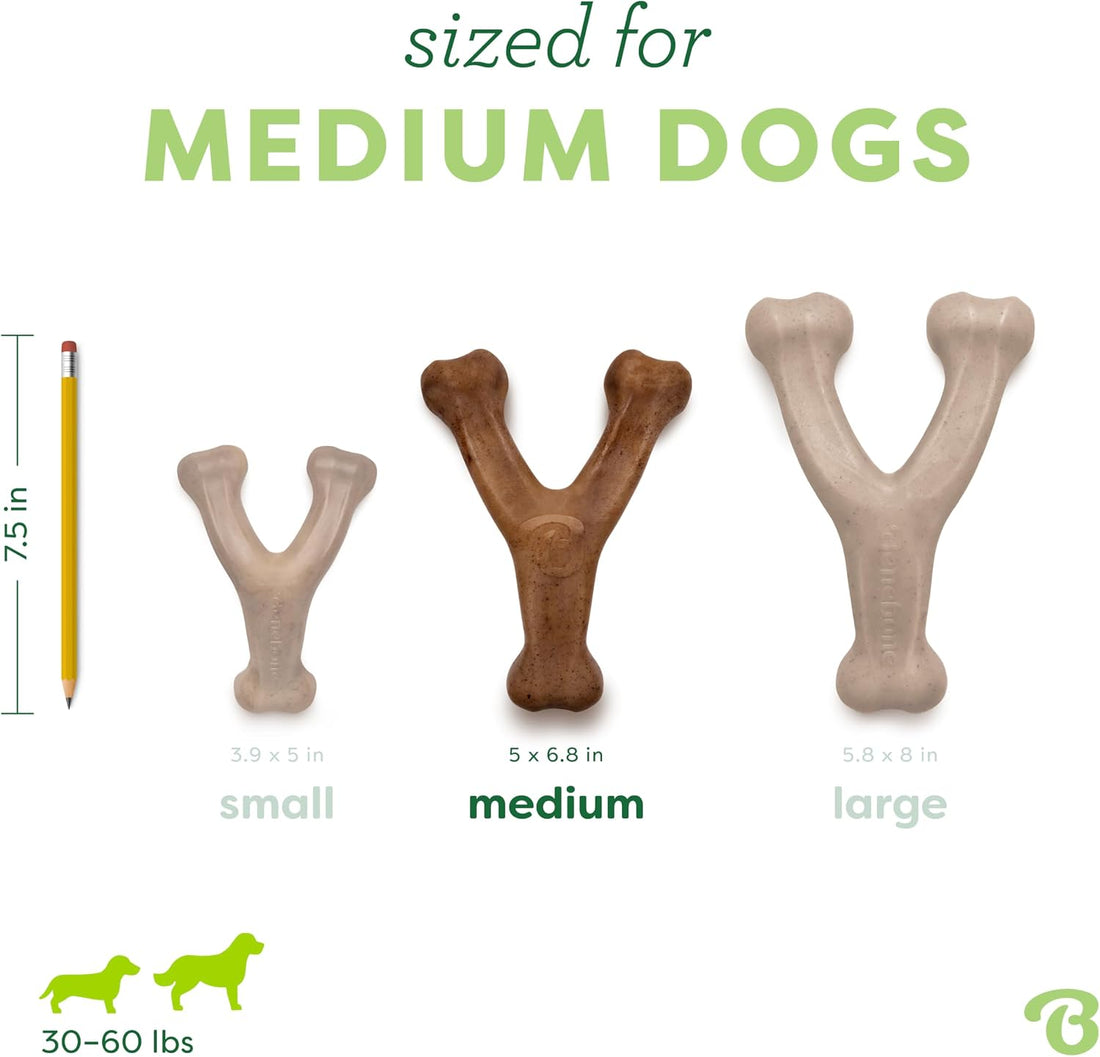 Benebone Wishbone Dog Chew Toy for Aggressive Chewers