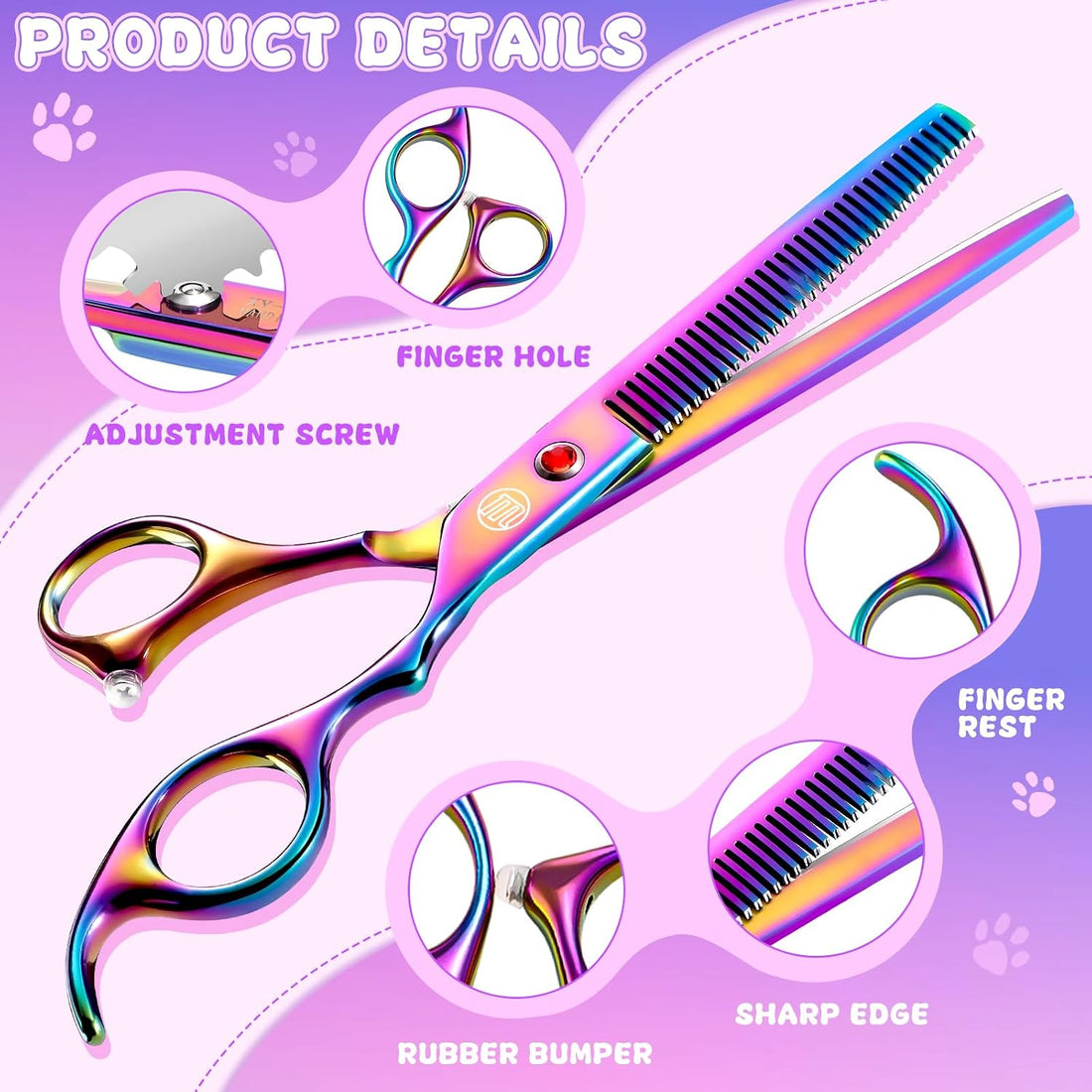 Professional Dog Grooming Scissors Set