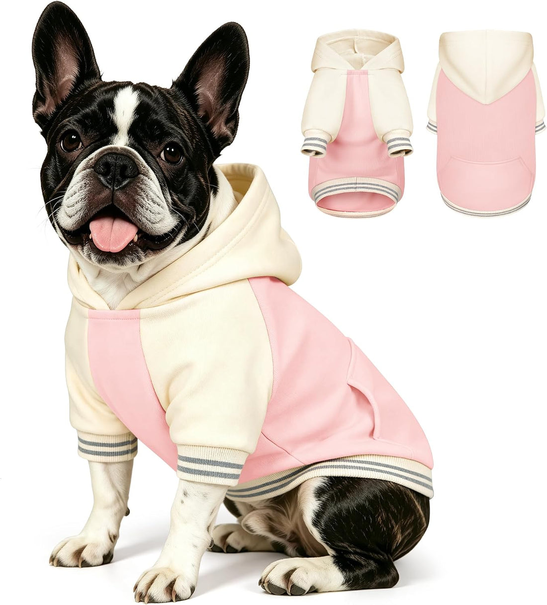 YUDODO Dog Hoodie for Small Dogs, Soft Pullover Dog Clothes
