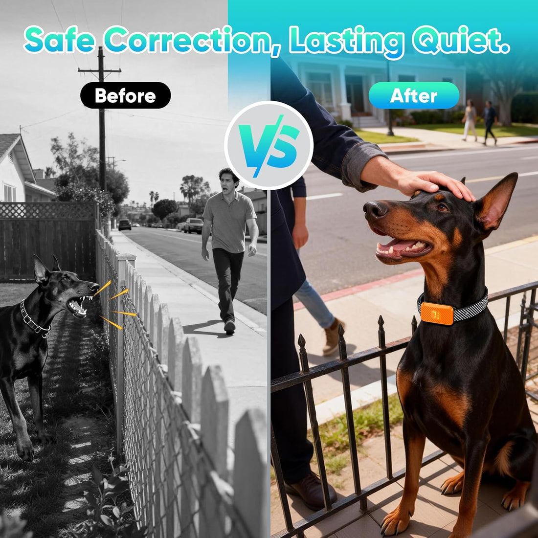 Smart Bark Collar for Large Medium Small Dogs