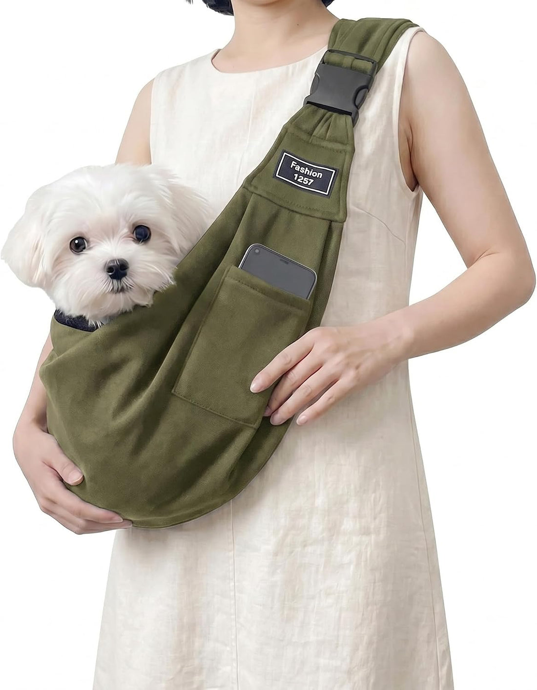 Adjustable Pet Sling Carrier, Anti-Escape Bag for Small Dogs & Cats