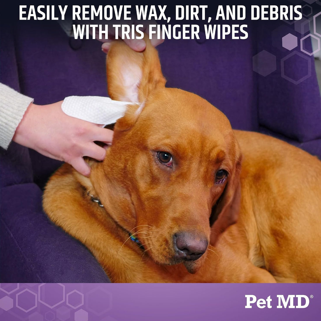 Pet MD Tris Flush Ear Cleaner for Dogs & Cats