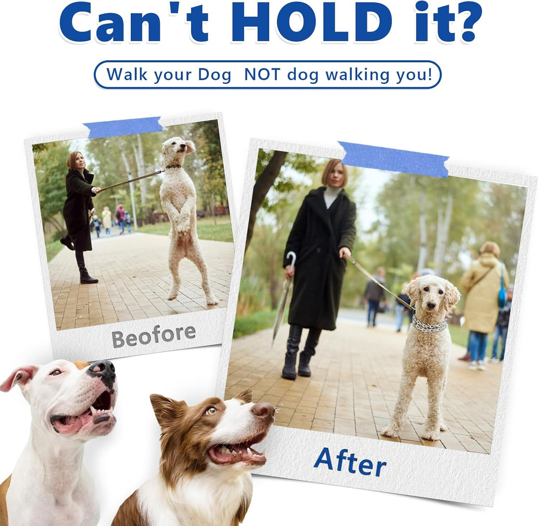 Supet Prong Collar for Dogs, Adjustable Dog Choke Collar Adjustable