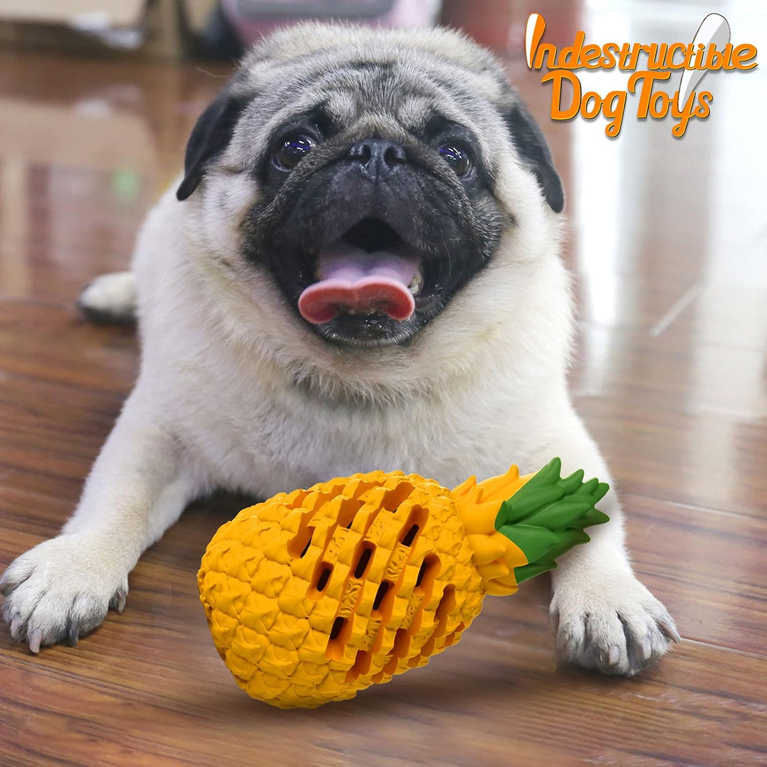 Indestructible Pineapple Dog Toy - Gaint Aggressive Chewers Training
